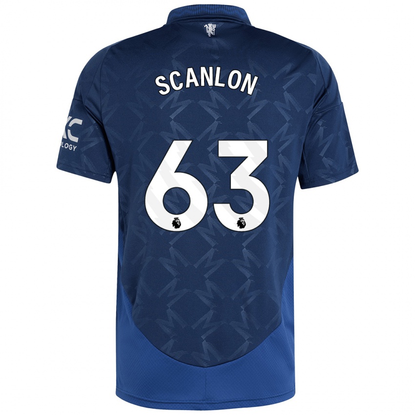 Niño Camiseta James Scanlon #63 Índigo 2ª Equipación 2024/25 La Camisa Perú