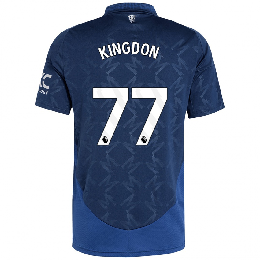 Niño Camiseta Jack Kingdon #77 Índigo 2ª Equipación 2024/25 La Camisa Perú