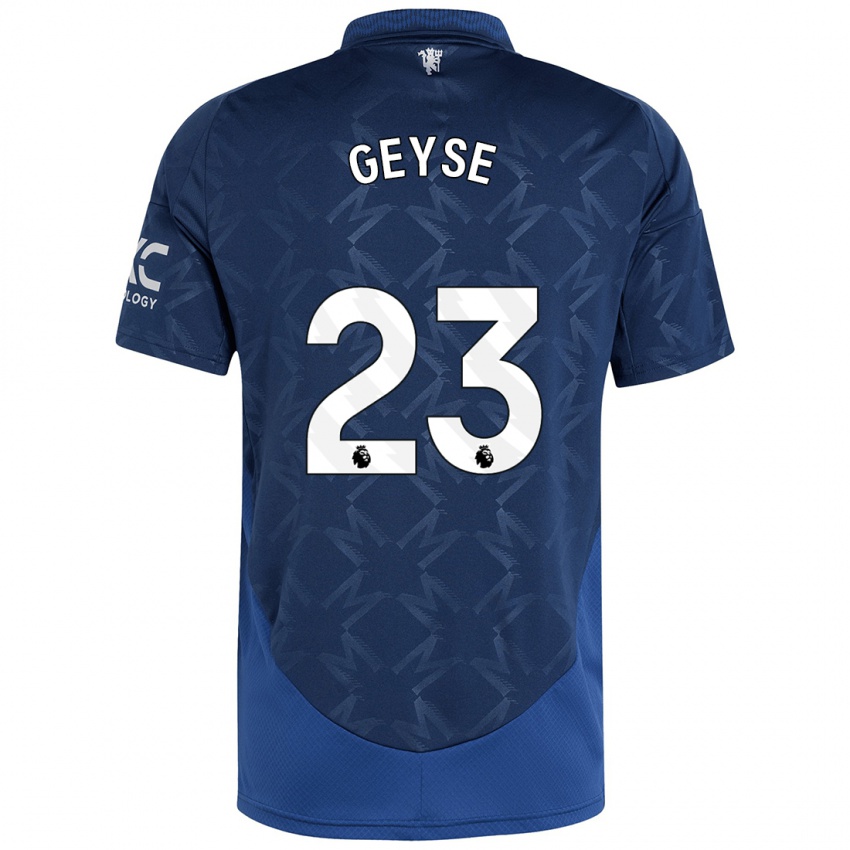 Niño Camiseta Geyse #23 Índigo 2ª Equipación 2024/25 La Camisa Perú