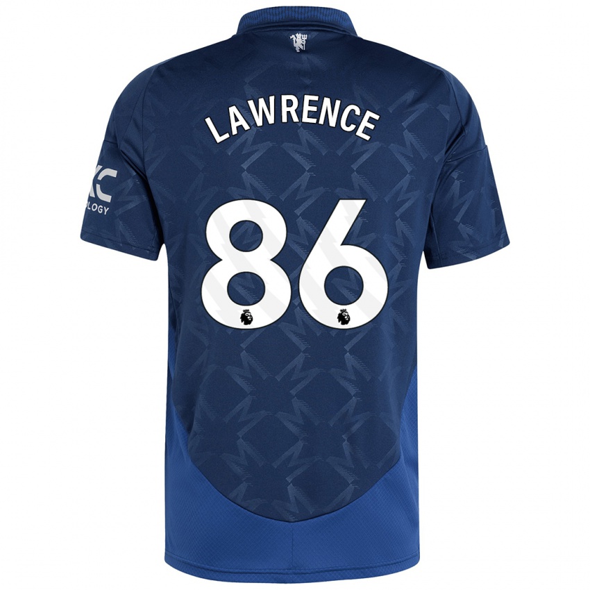 Niño Camiseta Marcus Lawrence #86 Índigo 2ª Equipación 2024/25 La Camisa Perú