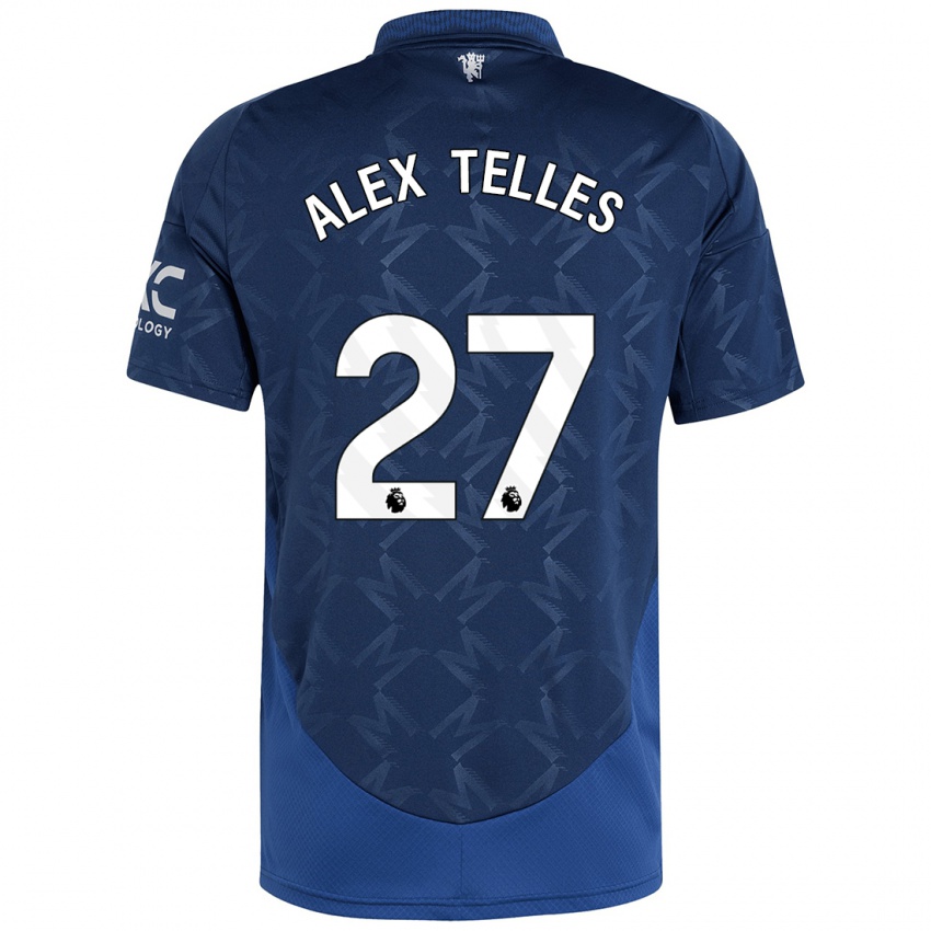 Niño Camiseta Alex Nicolao Telles #27 Índigo 2ª Equipación 2024/25 La Camisa Perú