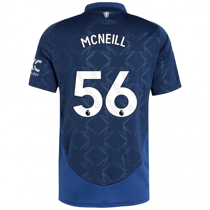 Niño Camiseta Charlie Mcneill #56 Índigo 2ª Equipación 2024/25 La Camisa Perú