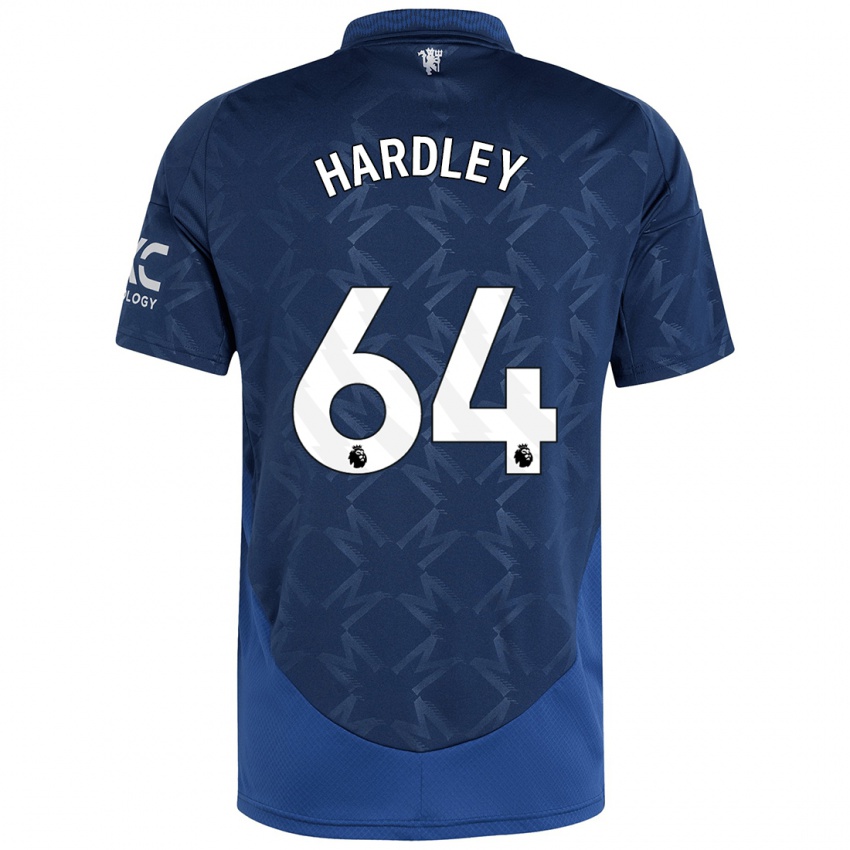 Niño Camiseta Bjorn Hardley #64 Índigo 2ª Equipación 2024/25 La Camisa Perú