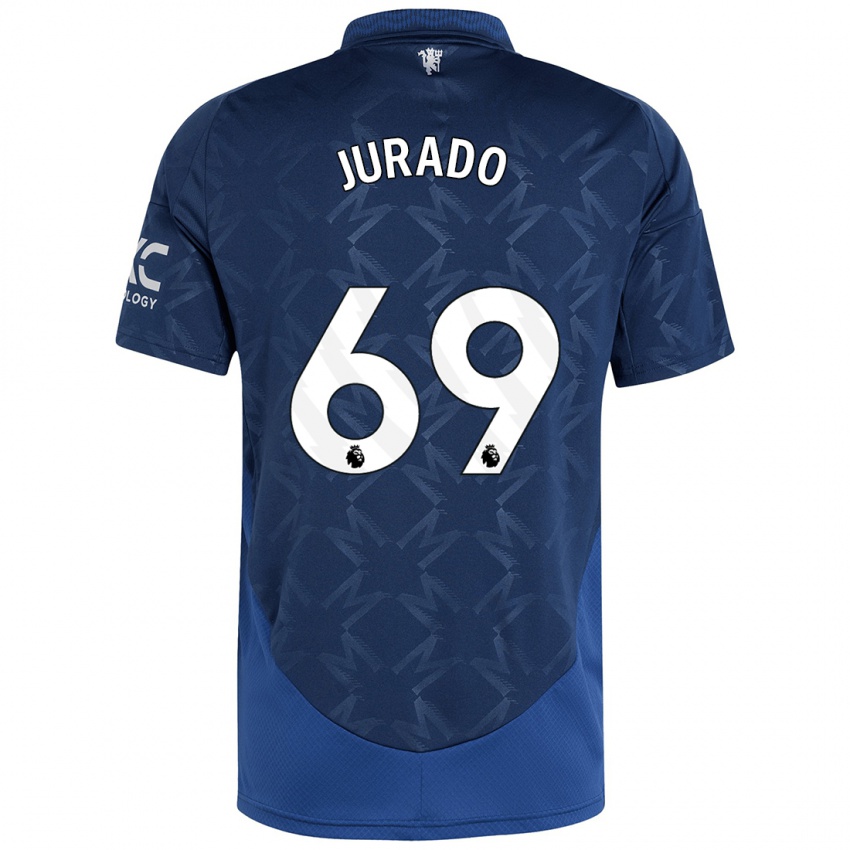 Niño Camiseta Marc Jurado #69 Índigo 2ª Equipación 2024/25 La Camisa Perú