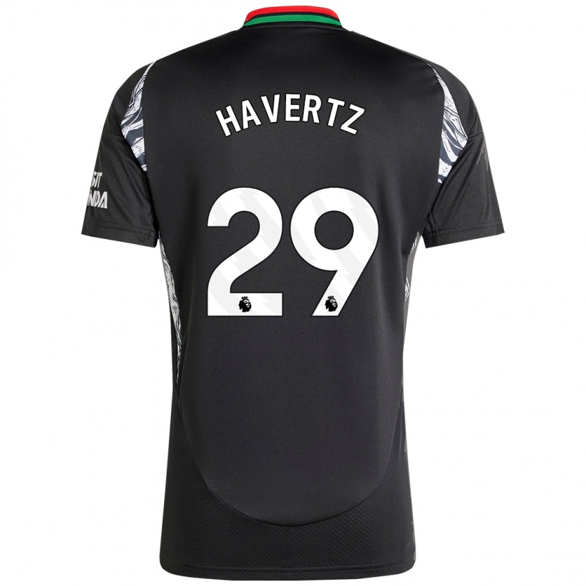 Niño Camiseta Kai Havertz #29 Negro 2ª Equipación 2024/25 La Camisa Perú