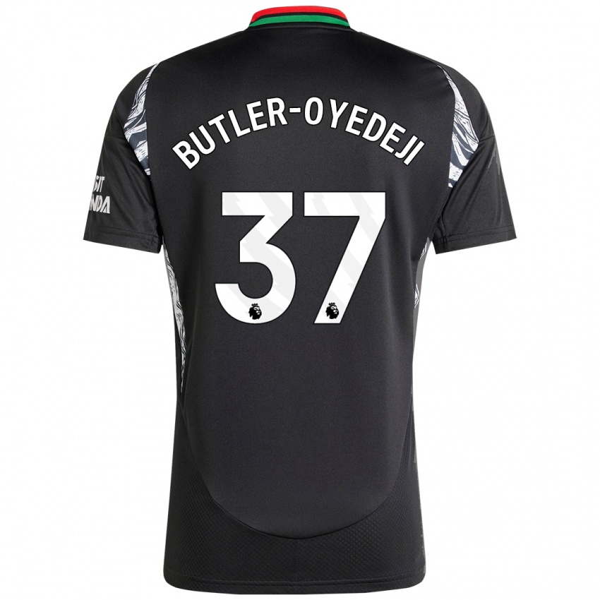 Niño Camiseta Nathan Butler-Oyedeji #37 Negro 2ª Equipación 2024/25 La Camisa Perú