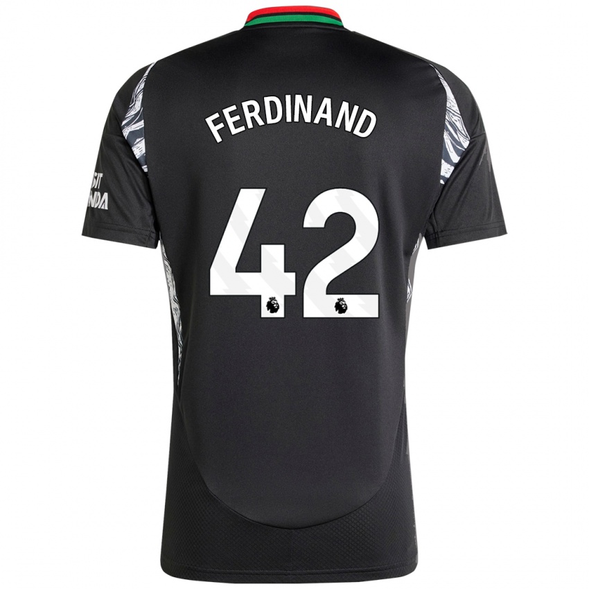 Niño Camiseta Seb Ferdinand #42 Negro 2ª Equipación 2024/25 La Camisa Perú