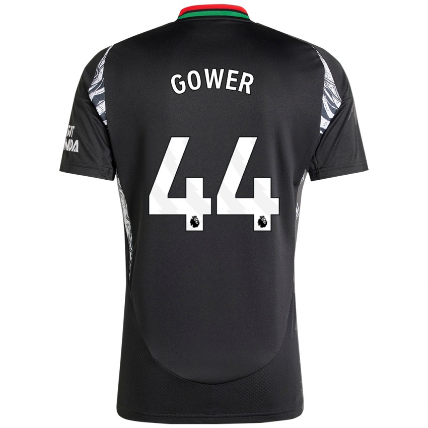 Niño Camiseta Jimi Gower #44 Negro 2ª Equipación 2024/25 La Camisa Perú