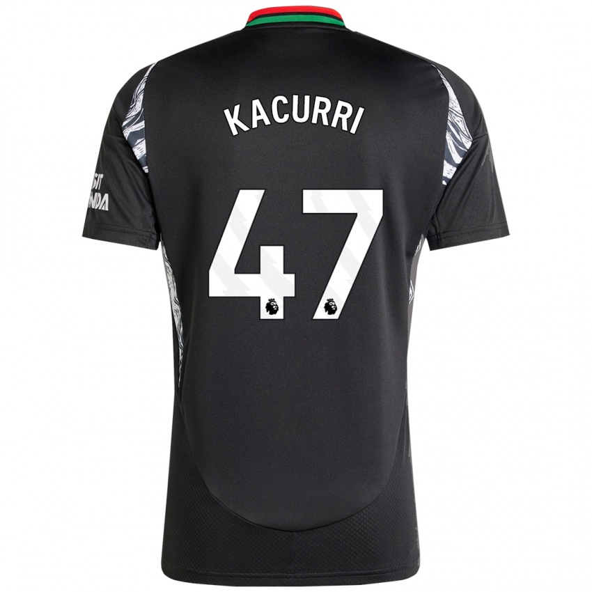 Niño Camiseta Maldini Kacurri #47 Negro 2ª Equipación 2024/25 La Camisa Perú