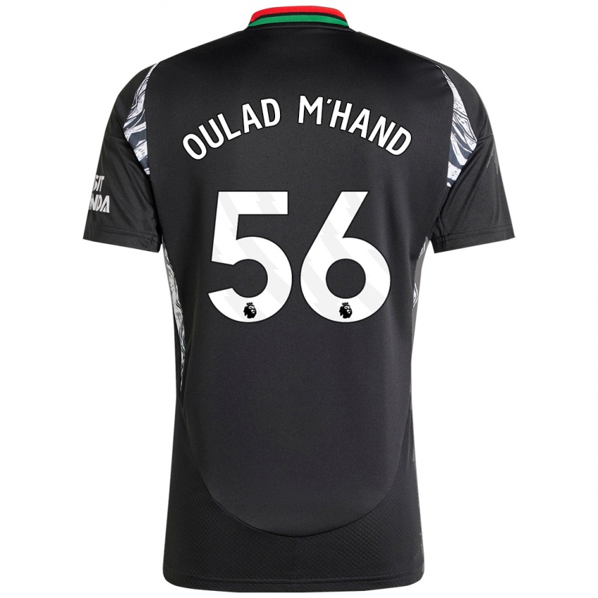 Niño Camiseta Salah-Eddine Oulad M'hand #56 Negro 2ª Equipación 2024/25 La Camisa Perú