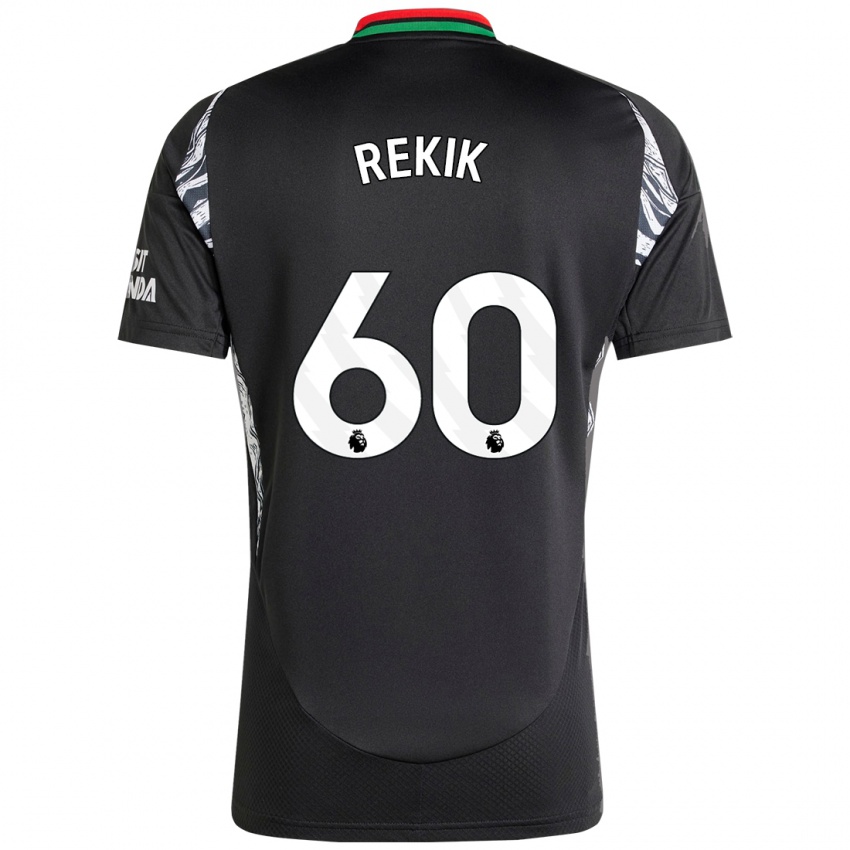 Niño Camiseta Omar Rekik #60 Negro 2ª Equipación 2024/25 La Camisa Perú