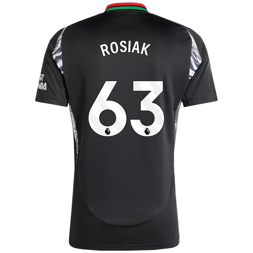 Niño Camiseta Michal Rosiak #63 Negro 2ª Equipación 2024/25 La Camisa Perú