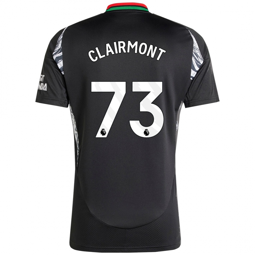 Niño Camiseta Reece Clairmont #73 Negro 2ª Equipación 2024/25 La Camisa Perú