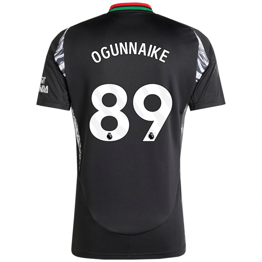 Niño Camiseta Josh Ogunnaike #89 Negro 2ª Equipación 2024/25 La Camisa Perú