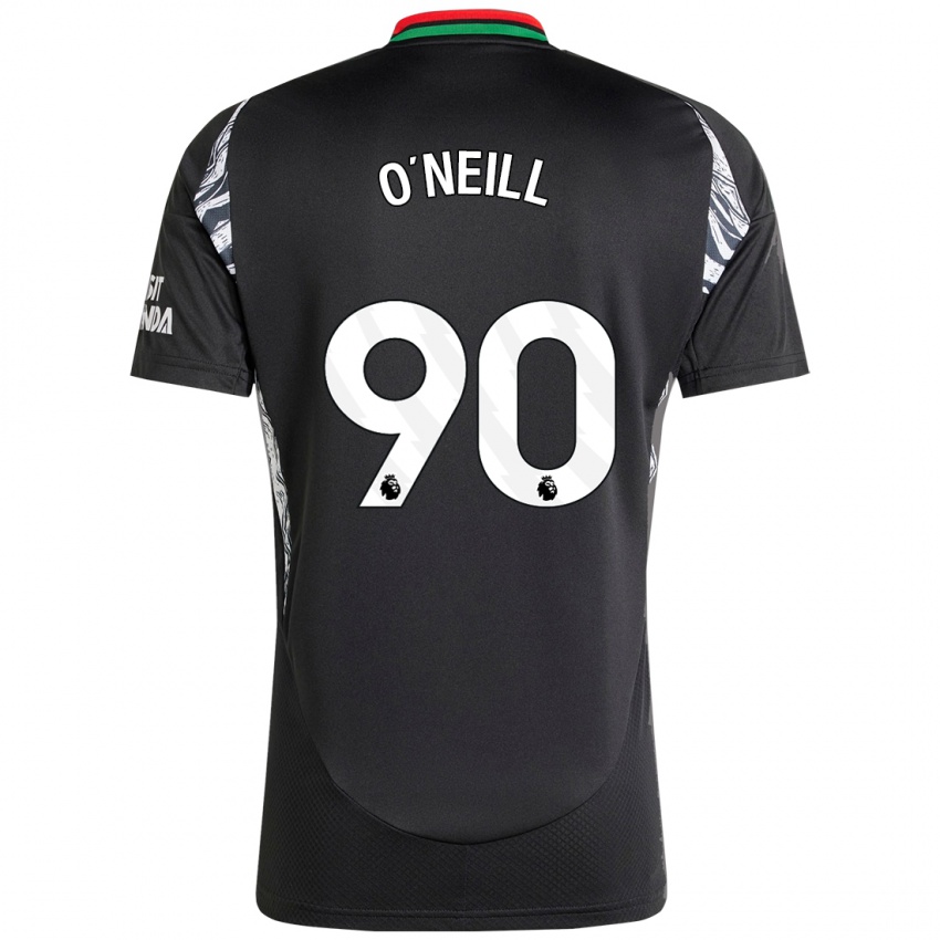 Niño Camiseta Ceadach O'neill #90 Negro 2ª Equipación 2024/25 La Camisa Perú