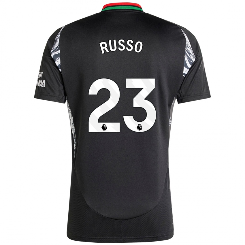 Niño Camiseta Alessia Russo #23 Negro 2ª Equipación 2024/25 La Camisa Perú