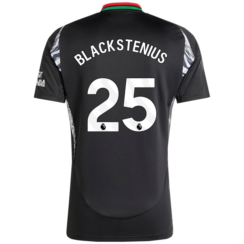 Niño Camiseta Stina Blackstenius #25 Negro 2ª Equipación 2024/25 La Camisa Perú