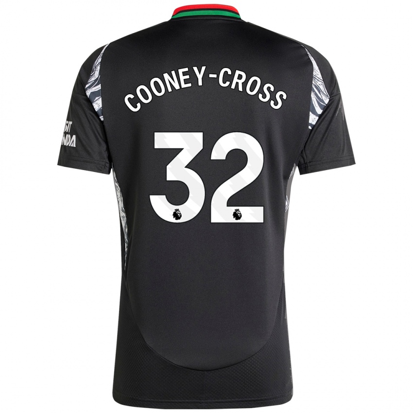 Niño Camiseta Kyra Cooney-Cross #32 Negro 2ª Equipación 2024/25 La Camisa Perú