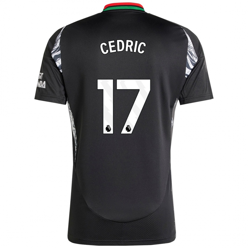 Niño Camiseta Cedric Soares #17 Negro 2ª Equipación 2024/25 La Camisa Perú