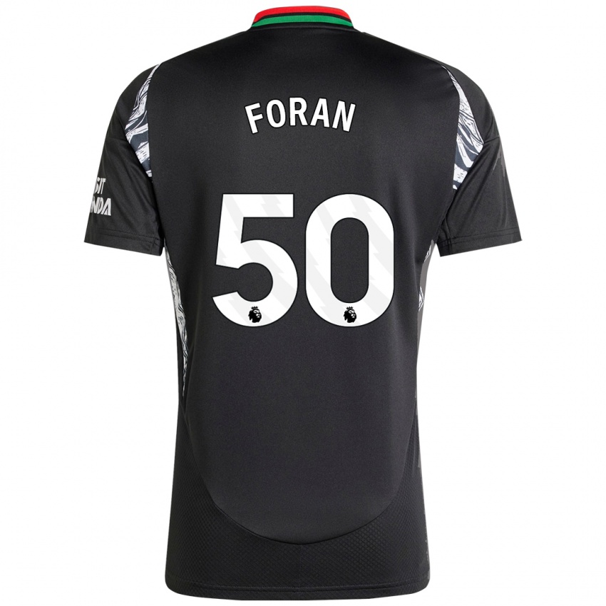 Niño Camiseta Taylor Foran #50 Negro 2ª Equipación 2024/25 La Camisa Perú