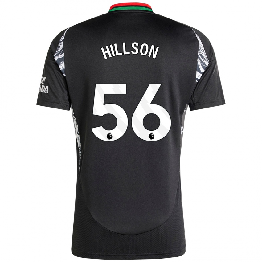 Niño Camiseta James Hillson #56 Negro 2ª Equipación 2024/25 La Camisa Perú