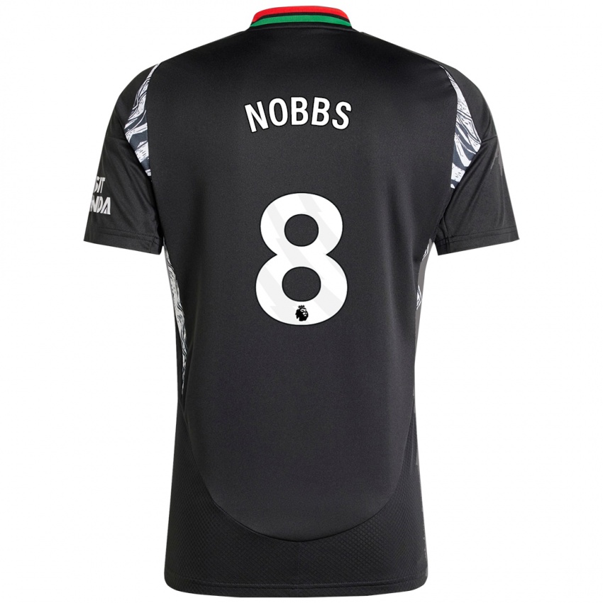 Niño Camiseta Nobbs #8 Negro 2ª Equipación 2024/25 La Camisa Perú