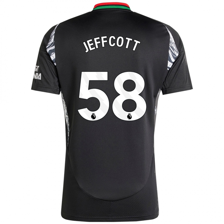 Niño Camiseta Henry Jeffcott #58 Negro 2ª Equipación 2024/25 La Camisa Perú