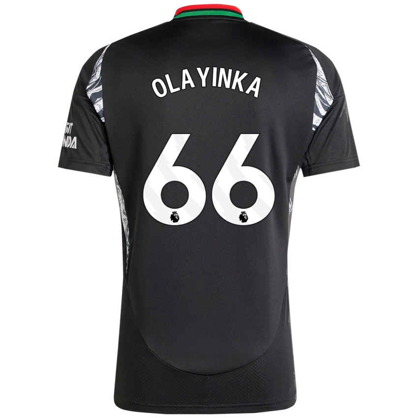 Niño Camiseta James Olayinka #66 Negro 2ª Equipación 2024/25 La Camisa Perú