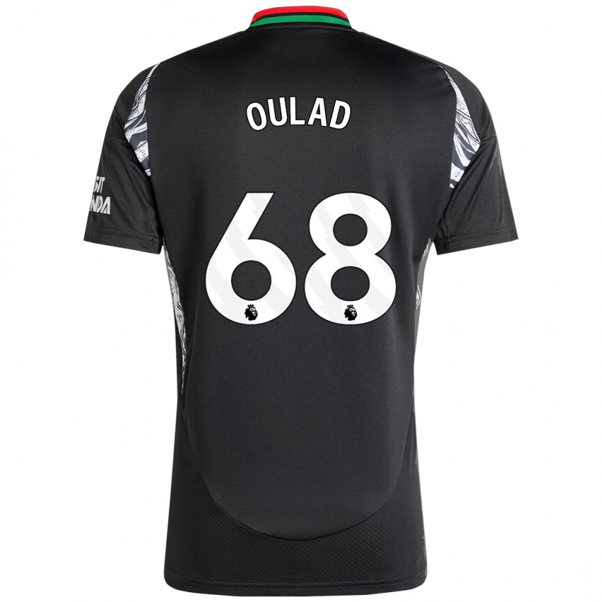 Niño Camiseta Salah-Eddine Oulad M'hand #68 Negro 2ª Equipación 2024/25 La Camisa Perú