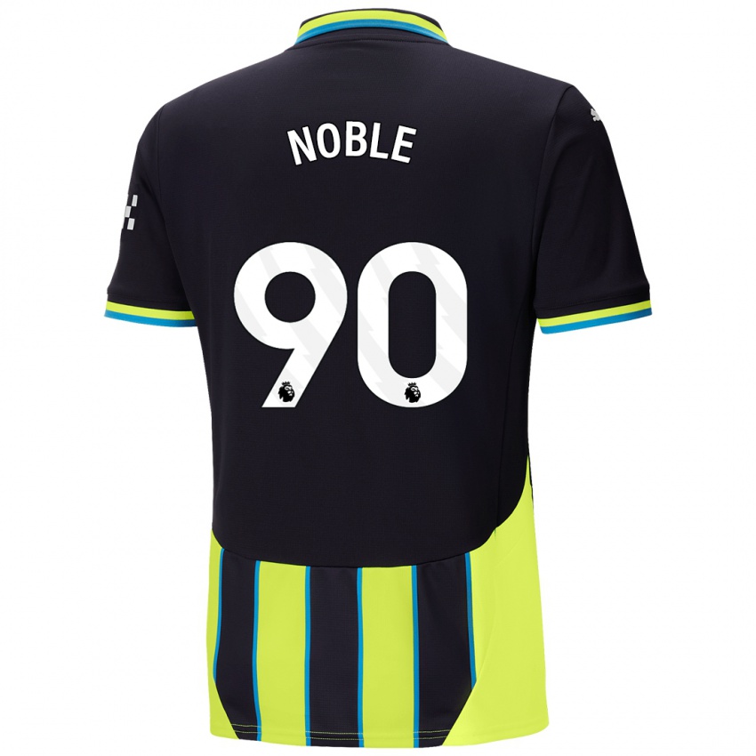 Niño Camiseta Kian Noble #90 Azul Amarillo 2ª Equipación 2024/25 La Camisa Perú