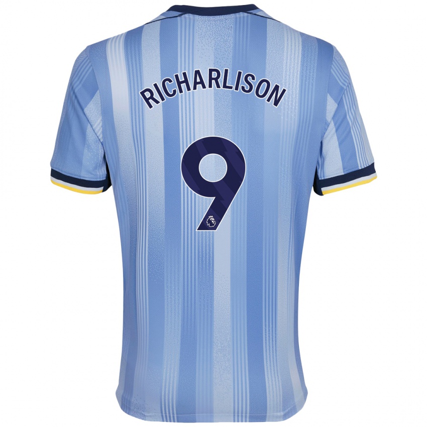 Niño Camiseta Richarlison #9 Azul Claro 2ª Equipación 2024/25 La Camisa Perú