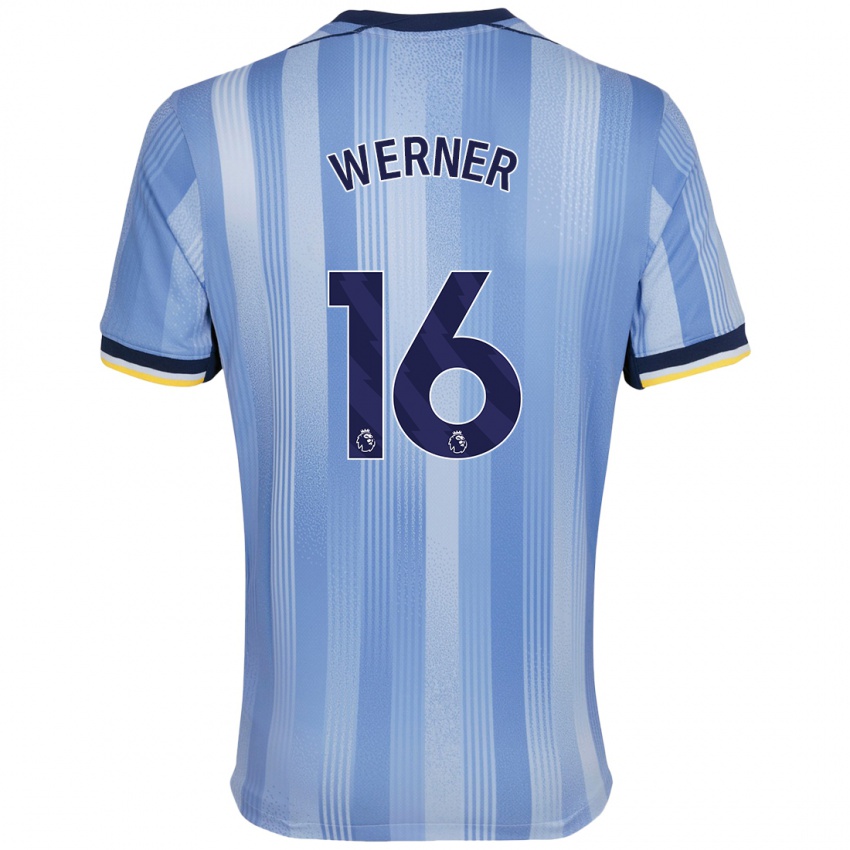 Niño Camiseta Timo Werner #16 Azul Claro 2ª Equipación 2024/25 La Camisa Perú