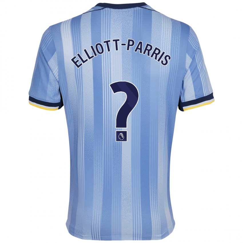 Niño Camiseta Reiss Elliott-Parris #0 Azul Claro 2ª Equipación 2024/25 La Camisa Perú