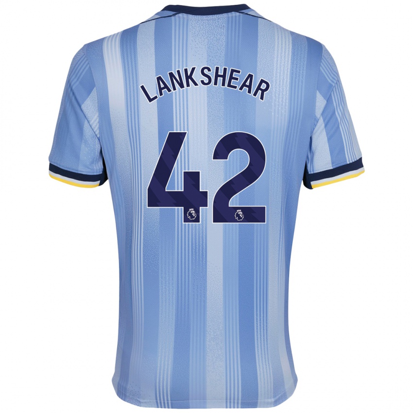 Niño Camiseta Will Lankshear #42 Azul Claro 2ª Equipación 2024/25 La Camisa Perú