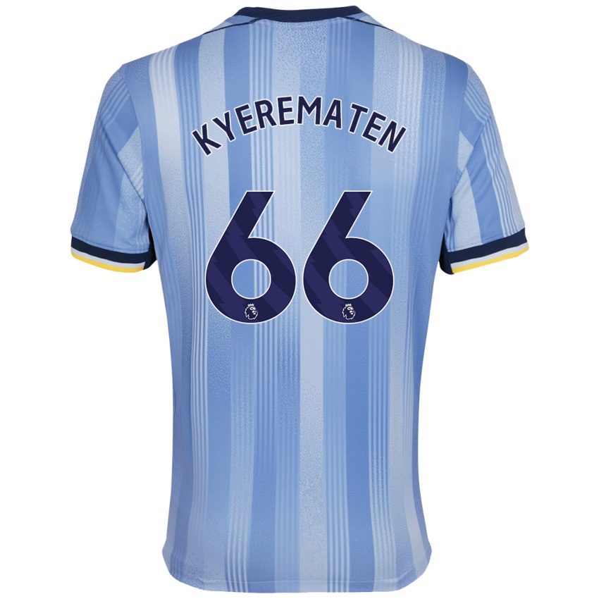 Niño Camiseta Rio Kyerematen #66 Azul Claro 2ª Equipación 2024/25 La Camisa Perú