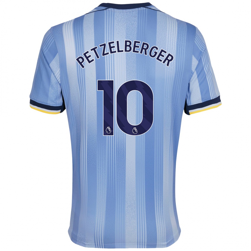 Niño Camiseta Ramona Petzelberger #10 Azul Claro 2ª Equipación 2024/25 La Camisa Perú