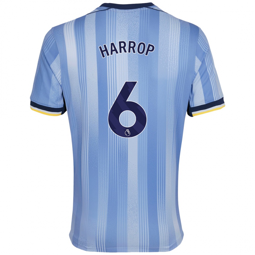 Niño Camiseta Kerys Harrop #6 Azul Claro 2ª Equipación 2024/25 La Camisa Perú