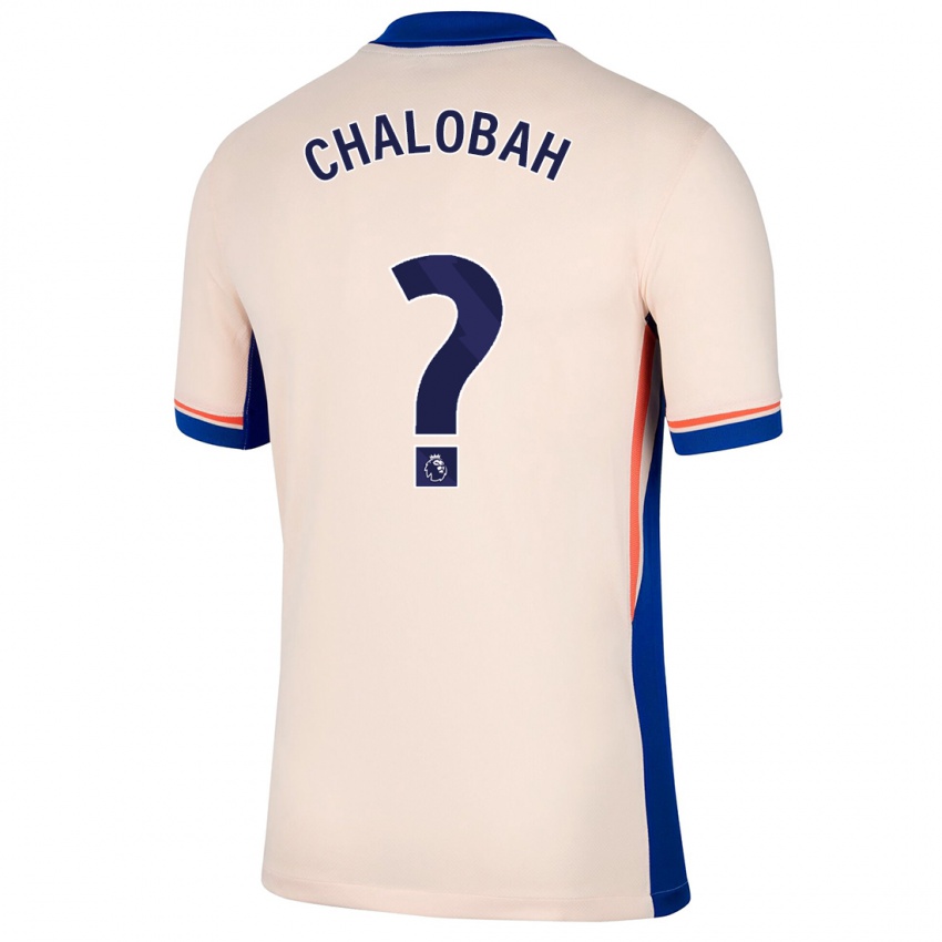 Niño Camiseta Trevoh Chalobah #0 Beige Claro 2ª Equipación 2024/25 La Camisa Perú