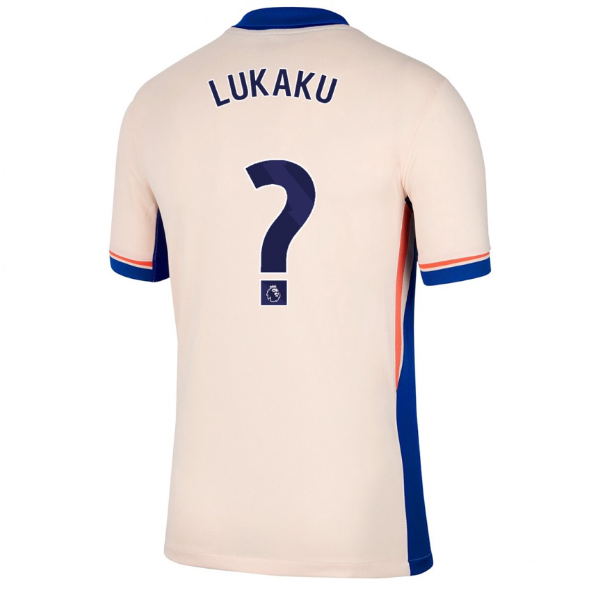 Niño Camiseta Romelu Lukaku #0 Beige Claro 2ª Equipación 2024/25 La Camisa Perú