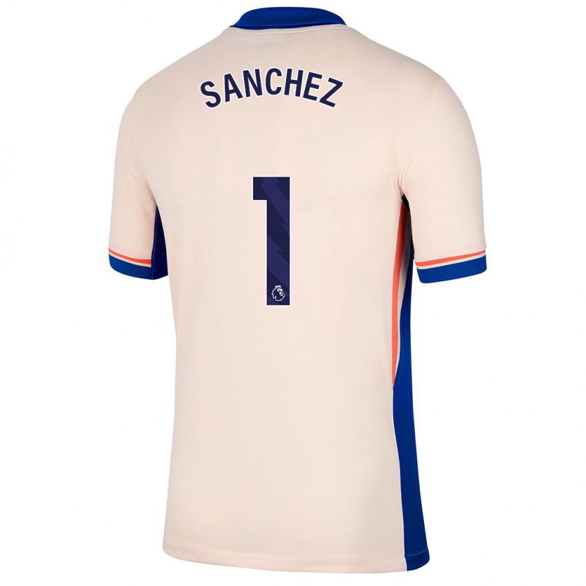 Niño Camiseta Robert Sánchez #1 Beige Claro 2ª Equipación 2024/25 La Camisa Perú