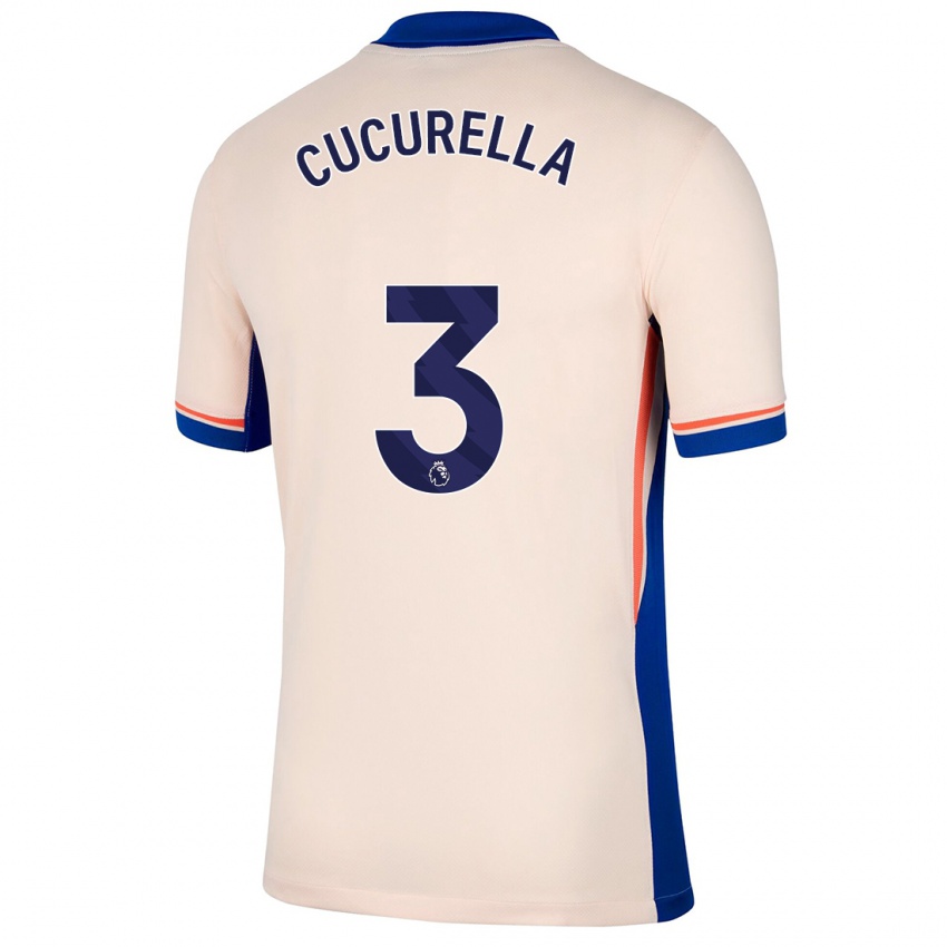 Niño Camiseta Marc Cucurella #3 Beige Claro 2ª Equipación 2024/25 La Camisa Perú