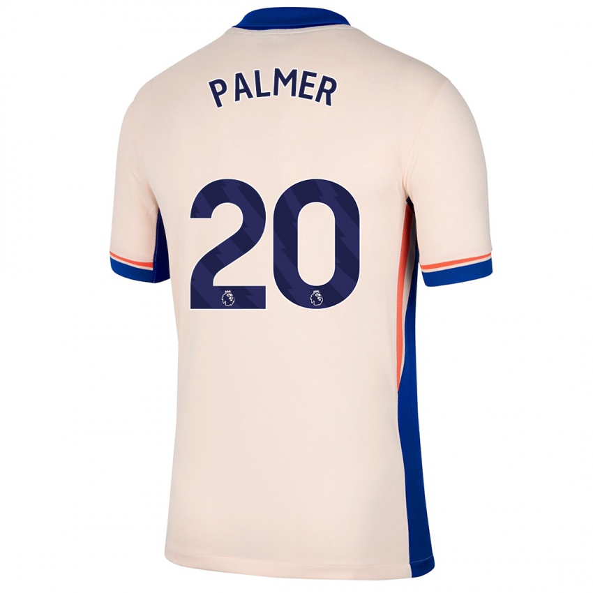 Niño Camiseta Cole Palmer #20 Beige Claro 2ª Equipación 2024/25 La Camisa Perú