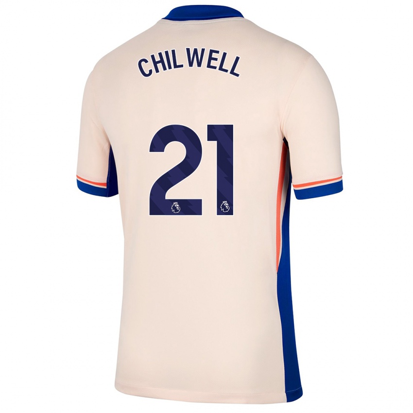 Niño Camiseta Ben Chilwell #21 Beige Claro 2ª Equipación 2024/25 La Camisa Perú