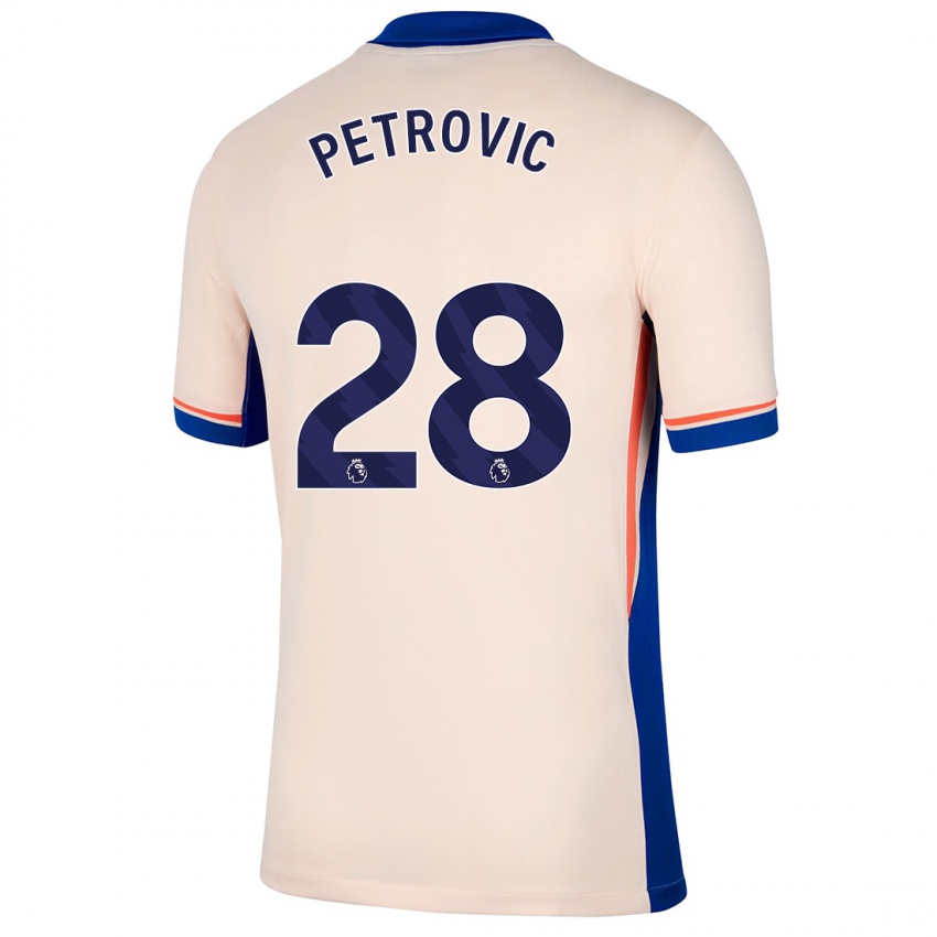 Niño Camiseta Djordje Petrovic #28 Beige Claro 2ª Equipación 2024/25 La Camisa Perú