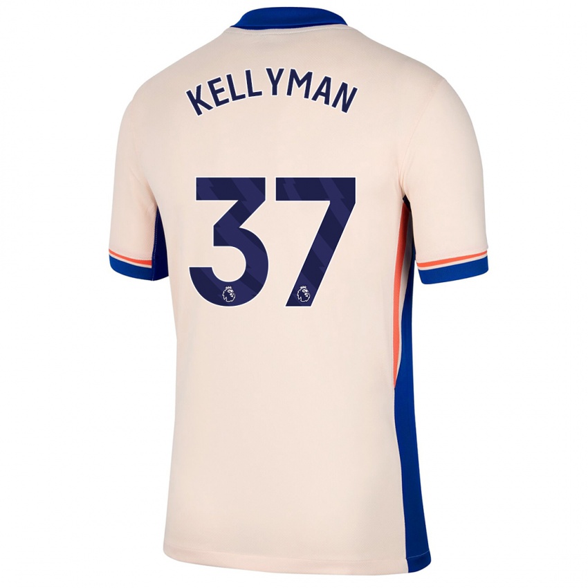 Niño Camiseta Omari Kellyman #37 Beige Claro 2ª Equipación 2024/25 La Camisa Perú