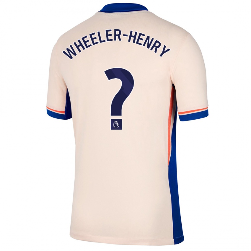 Niño Camiseta Joseph Wheeler-Henry #0 Beige Claro 2ª Equipación 2024/25 La Camisa Perú