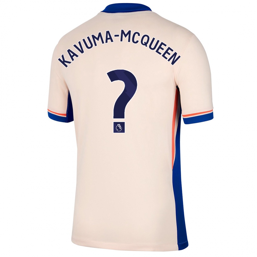 Niño Camiseta Ryan Kavuma-Mcqueen #0 Beige Claro 2ª Equipación 2024/25 La Camisa Perú