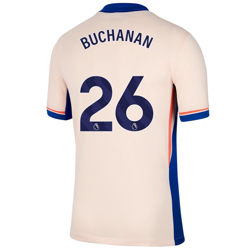 Niño Camiseta Kadeisha Buchanan #26 Beige Claro 2ª Equipación 2024/25 La Camisa Perú