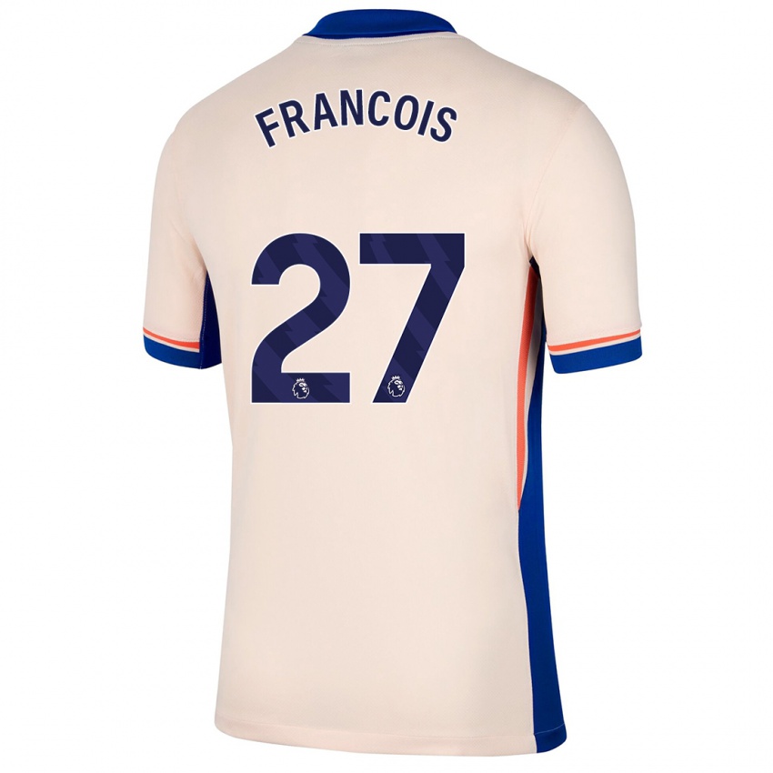 Niño Camiseta Oriane Jean-François #27 Beige Claro 2ª Equipación 2024/25 La Camisa Perú