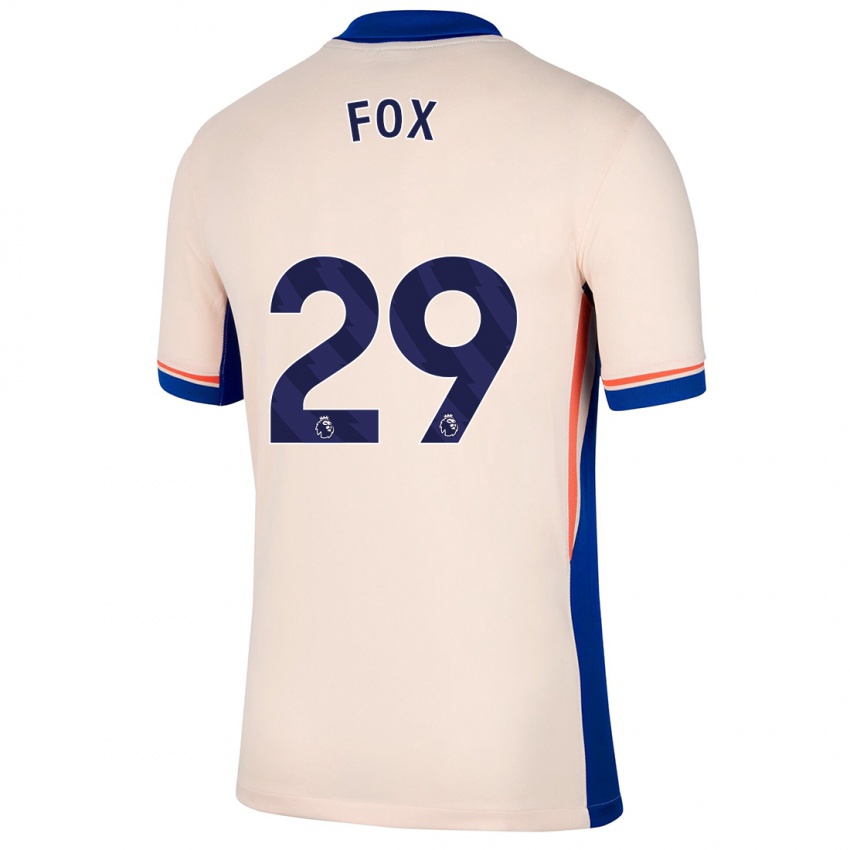 Niño Camiseta Jorja Fox #29 Beige Claro 2ª Equipación 2024/25 La Camisa Perú